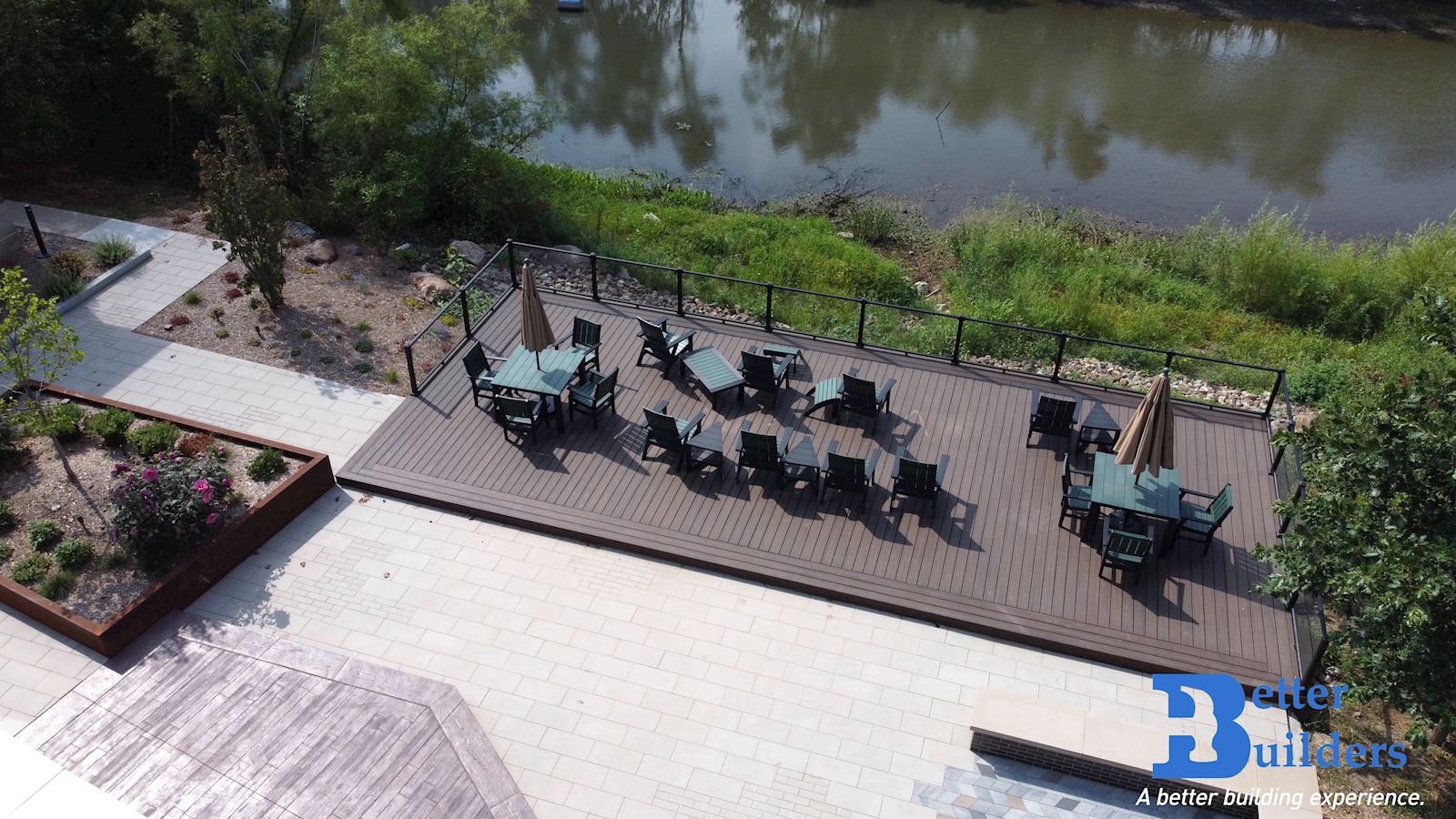 Commercial Composite Deck and Outdoor Living in West Des Moines Iowa